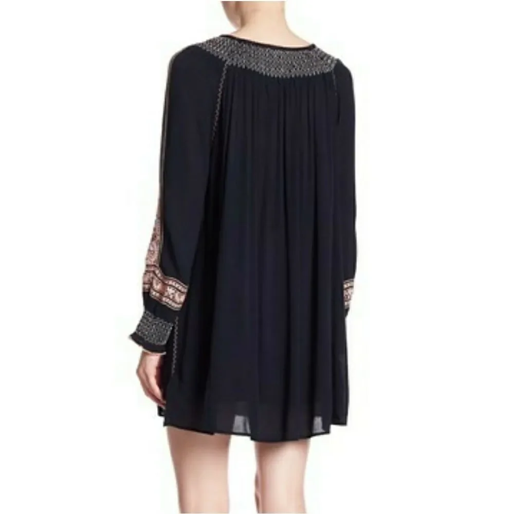 Free People Wind Willow Embroidered Tunic